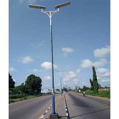 LED Solar Street Light Project in Africa Nigeria
