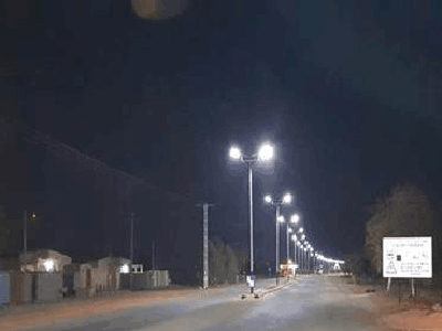 LED Solar Street Light Africa Project